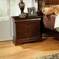 thumbnail image 5 of Bowery Hill Solid Wood 2-Drawer Nightstand in Brown Cherry Finish, 5 of 7