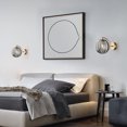 thumbnail image 2 of Lámpara de pared de noche para dormitorio posmoderna, estilo americano, diseño nórdico simple, para pasillo de hotel, escalera, lámpara de pared pequeña con bola de cristal, 2 of 5