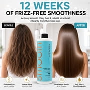 KERAGEN - Brazilian Keratin Smoothing Treatment, Blowout Straightening System for Dry and Damaged Hair, Formaldehyde Free, 16 Oz - Eliminate Curls and Frizz, Fine to Medium Hair