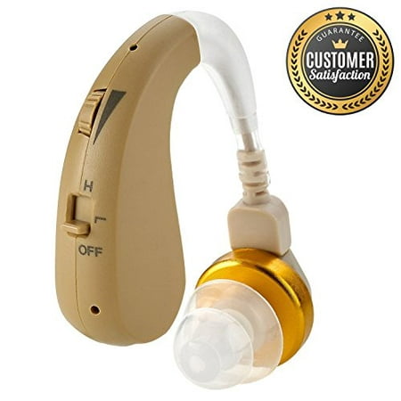 MEDca RECHARGABLE BTE High Quality Digital Ear Hearing Amplifier 