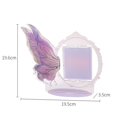 thumbnail image 5 of Dujiujun Rotatable Acrylic Photo Frame Standee Ornament Creative Butterfly Album Postcard DIY Storing Desktop Display Stand 3-Inch Picture Holder Birthday Gift, 5 of 7