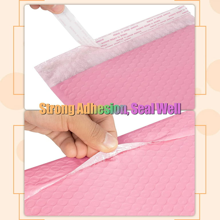 Hysen 100Pack Wholesale Pink Color Waterproof Enveloppe Bulle For