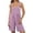 Light Purple, variant on Gpoecd Summer Short Strap Romper for Women Sleeveless Casual Jumpsuit with Adjustable Straps and Pockets for Outdoor Party Spring Jumpsuits for Women Light Gray,XXXXXL