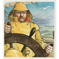 thumbnail image 3 of Udo Keppler 12x13 Black Modern Framed Museum Art Print Titled - 1902 Finds the Helm in Safe Hands (1902), 3 of 5