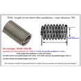 thumbnail image 3 of 304 Stainless Steel Full Thread Protector Braces Wire Thread Insert Stripped Thread Rethread Repair M2.5X0.45X1D(50pcs), 3 of 4