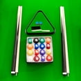 thumbnail image 5 of Pool Table, Folding Billiard Table, Portable & Space-Saving, Realistic Play, Billiard Table Set Includes Balls, Cues, Chalks and Brush, Multi Game Table for Family Movement, 5 of 8