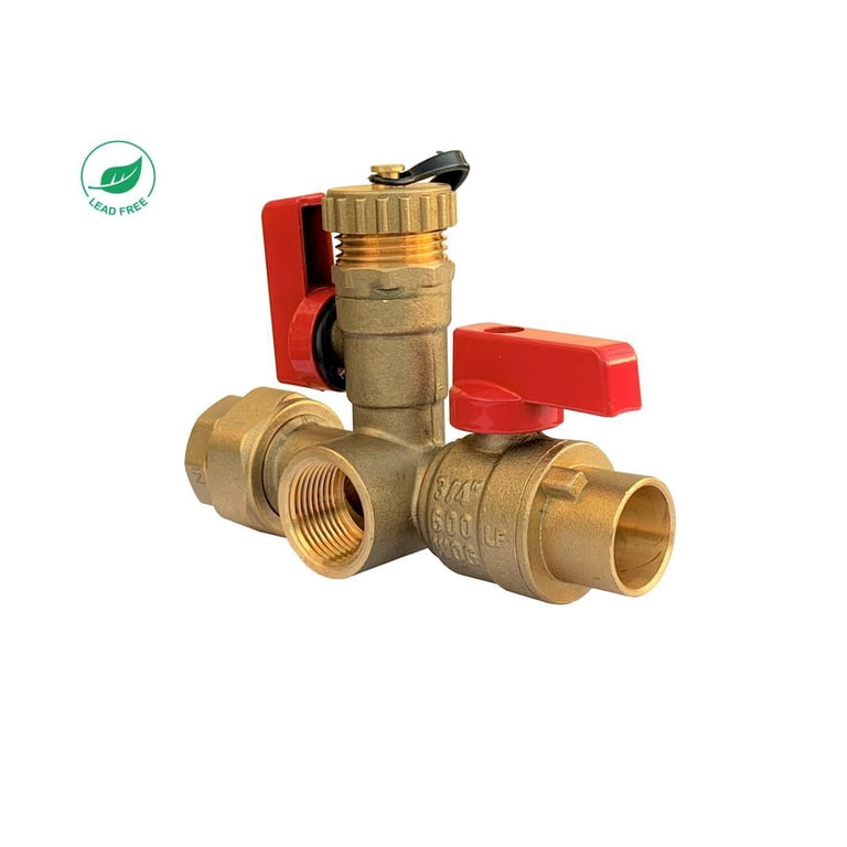 Soupape De Sûreté 3/4 De Pouce 150 PSI - Corps Bronze Sans Plomb - Certifiée CSA/ANSI - Pour RV