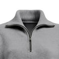 thumbnail image 6 of SELONE Sweaters for Women with Half Zip Knitted Pullover Collared Long Sleeve Quarter zipper Knitwear Spring Soild Tops, 6 of 9