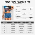 thumbnail image 5 of Daiia Tennis Rackets 1 Pattern Women's Workout Shorts Biker Shorts - High Waisted Workout Spandex Tummy Control Gym Running Yoga Shorts-XX-Large, 5 of 8