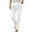 White, variant on Women's Work Pants Mid Rise Relaxed Straight Leg Cargo Casual Trousers With Multi Pockets Navy XL Summer