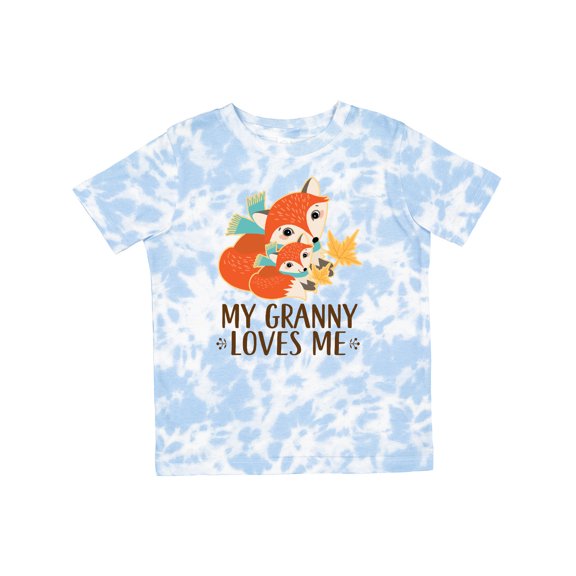 Inktastic Granny Loves Me Fox Boys or Girls Toddler T-Shirt