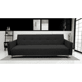 thumbnail image 2 of Sofa Cama Reclinable EL BAZAR STORE Paris Lino Gris Oxford Moderno abotonado, 2 of 8