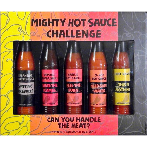 Mighty Hot Sauce Challenge Hot Sauce Sampler Gift Set