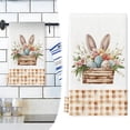 thumbnail image 2 of CoreLiving Spring Kitchen Towels Easter Hand Towels Lovely Bunny Rabbit Egg Dish Towel Set Absorbent Reusable Washable Polyester Drying Cloths for Farmhouse Cooking Spring Must Haves 24x16 Inch, 2 of 9