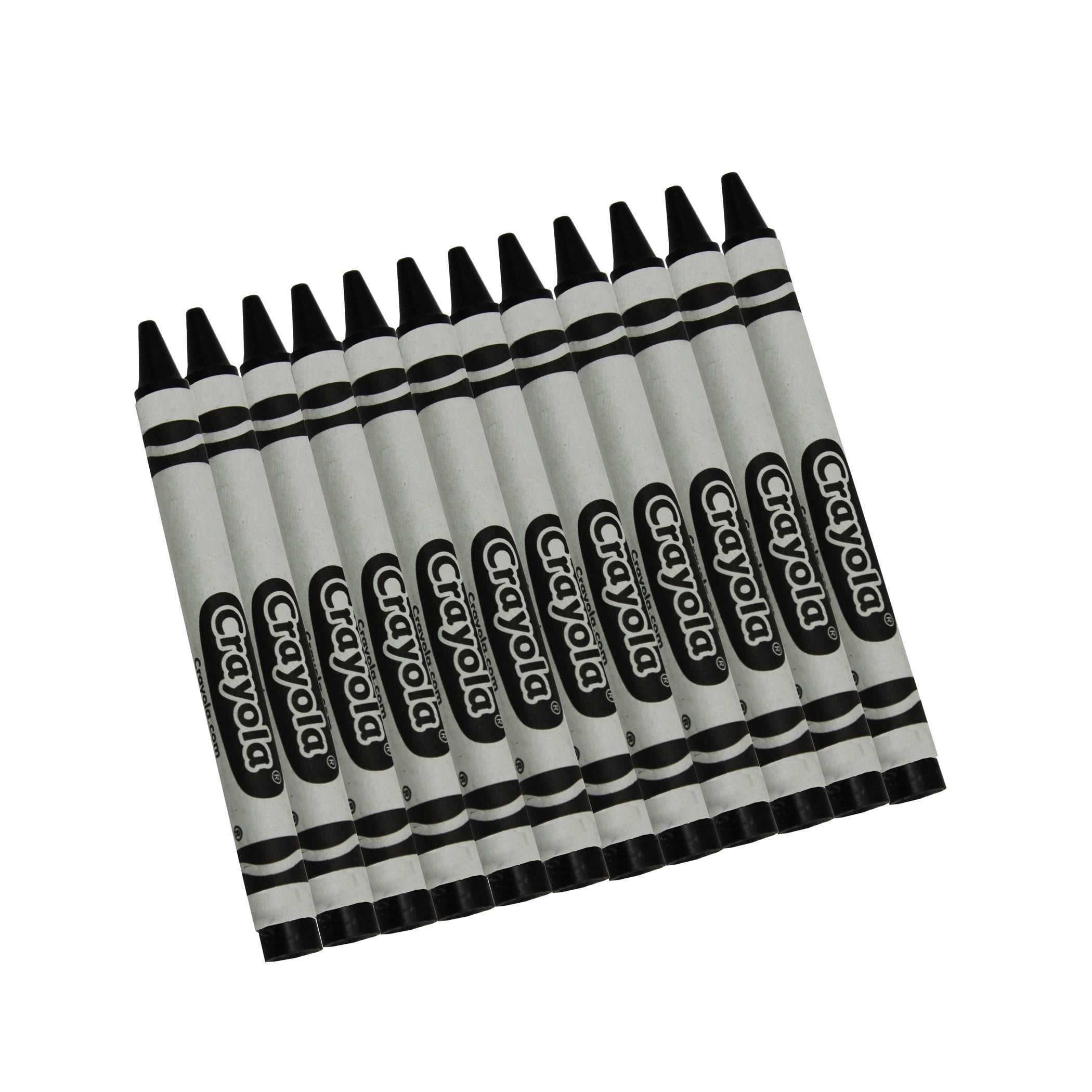 Bulk Crayons Black Regular Size 12 Count 