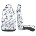thumbnail image 4 of Fotbe Undersea Animals Pattern Automotive Seat Covers for Cars Trucks and SUVs – Car Seat Covers for Front Seats,Protective Seat Covers,Vehicle Seat Covers, Set of 2, 4 of 9