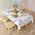 thumbnail image 6 of Princess Castle & Unicorn Pattern Rectangle Tablecloth 60"x120",Waterproof Polyester Rectangle Table Cloth, Wipeable Spillproof Polyester Tablecloth for Dining, Camping, Indoor and Outdoor, 6 of 6