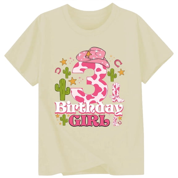 SonxaHe Infant Boys' T Shirt Fashion Cartoon Pattern Short Sleeved Tshirt Sports Durable Athletic Clothes Beige