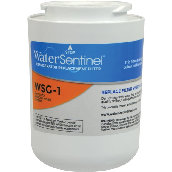 WaterSentinel WSG-1 Refrigerator Replacement Filter: Fits MWF GWF MWFA GWFA GWF06 HWF HWFA 46-9991
