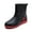 Red, variant on AUXDIQ Men Rain Boots Outdoor Garden Boots Waterproof Ankle Rain Shoes