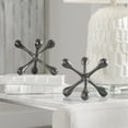 thumbnail image 5 of Uttermost Harlan Contemporary Aluminum Objects in Black Nickel/Gray (Set of 2), 5 of 5