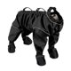 thumbnail image 4 of Pantalones de nieve para perros, zapatos, protector de patas para mascotas, botas con tirantes para perros, leggings para patas para correr sobre Negro 2XL, 4 of 8