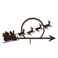 thumbnail image 7 of EZ Vane Santa With Sleigh Weathervane | Roof Mount | 14 Gauge Steel | Sealed Ball Bearings | Home or Garden, 7 of 7