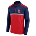 thumbnail image 2 of Men's Fanatics Red St. Louis Cardinals Unstoppable Quarter-Zip Top, 2 of 3
