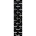 thumbnail image 4 of Hauteloom Eaglescliffe Wool Living Room, Bedroom Area Rug - Contemporary - Black, White - 5' x 8', 4 of 4
