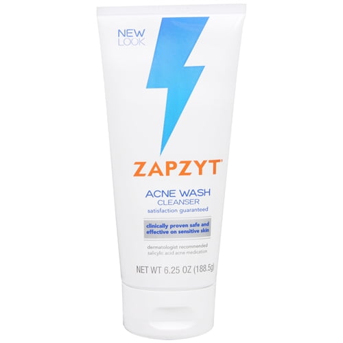 Zapzyt Acne Wash Treatment For Face And Body 6.25 Oz, 3 Pack