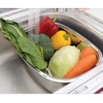 thumbnail image 3 of Stainless Steel Dishpan Basin Portable Tub Rack for Kitchen Utensils Storage - Rounded Rectangle Design, 3 of 7