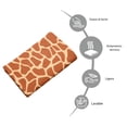 thumbnail image 4 of Cobija Manta Frazada Juana Gallo Diseño de Jirafa Animal Print Ultra Suave y Ligera, 4 of 4