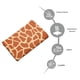 thumbnail image 4 of Cobija Manta Frazada Juana Gallo Diseño de Jirafa Animal Print Ultra Suave y Ligera, 4 of 4