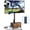Brown 1 Drawer Power Outlet, variant on RTVR Universal Rolling TV Stand with Wheels for 27-60 inch Screen, Swivel Adjustable TV Stand Mount with 2 Storage Drawers & Power Outlet