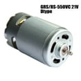 Grs550Vc 21V DShaped Shaft Small Motor Turbine Generator With Cooling