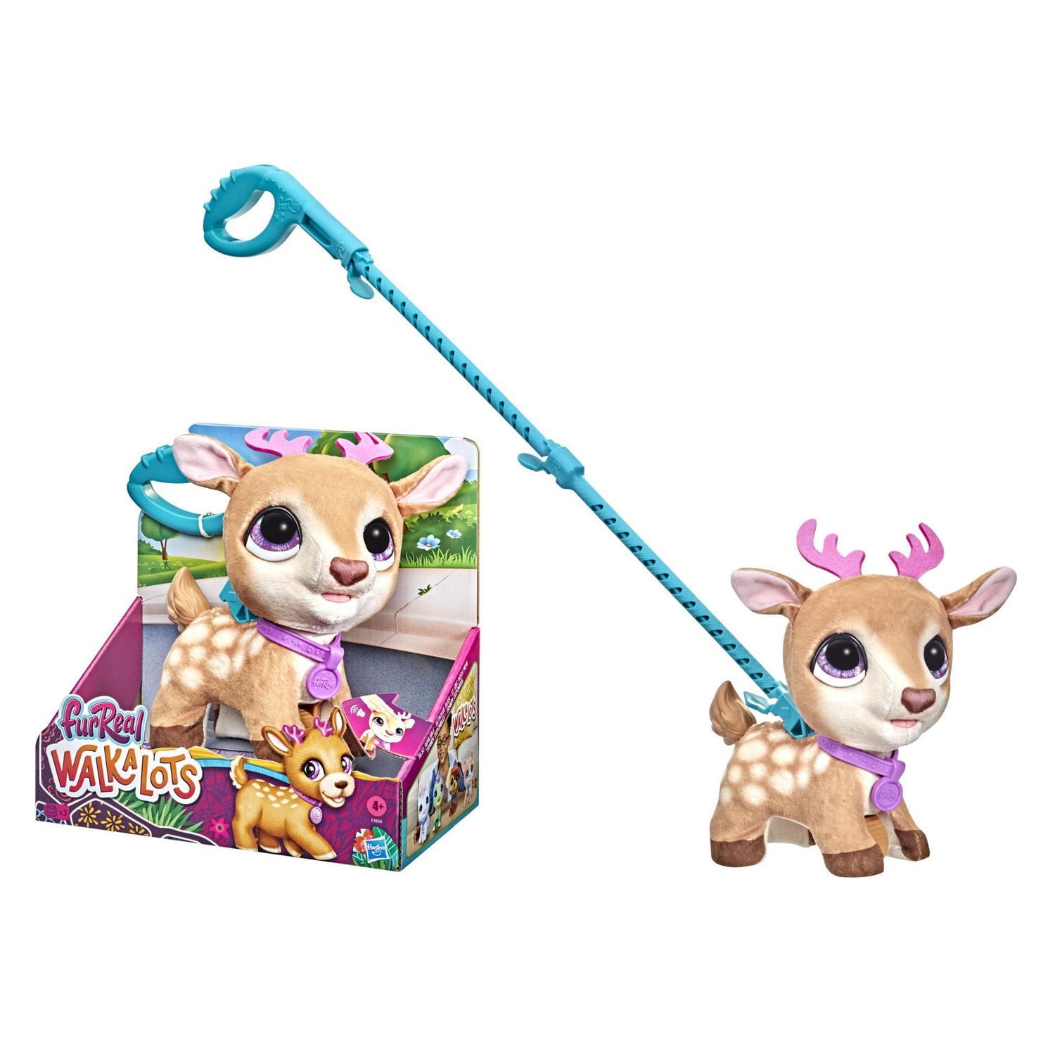 furReal Walkalots Big Wags Deer Plush Interactive Toy, Electronic Pet Toy, Ages 4+