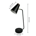 thumbnail image 4 of Bestier 21" LED Desk Lamp with Wireless Charger Table Lamp for Home Office in Black, 4 of 7