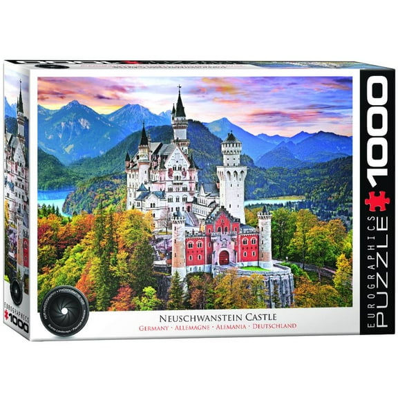 Eurographics 1000 Piece Jigsaw Puzzle, Germany's Neuschwanstein Castle