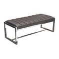 thumbnail image 5 of Diamond Sofa Bardot Large Bench Ottoman With Stainless Steel Frame BARDOTBEEG, 5 of 11