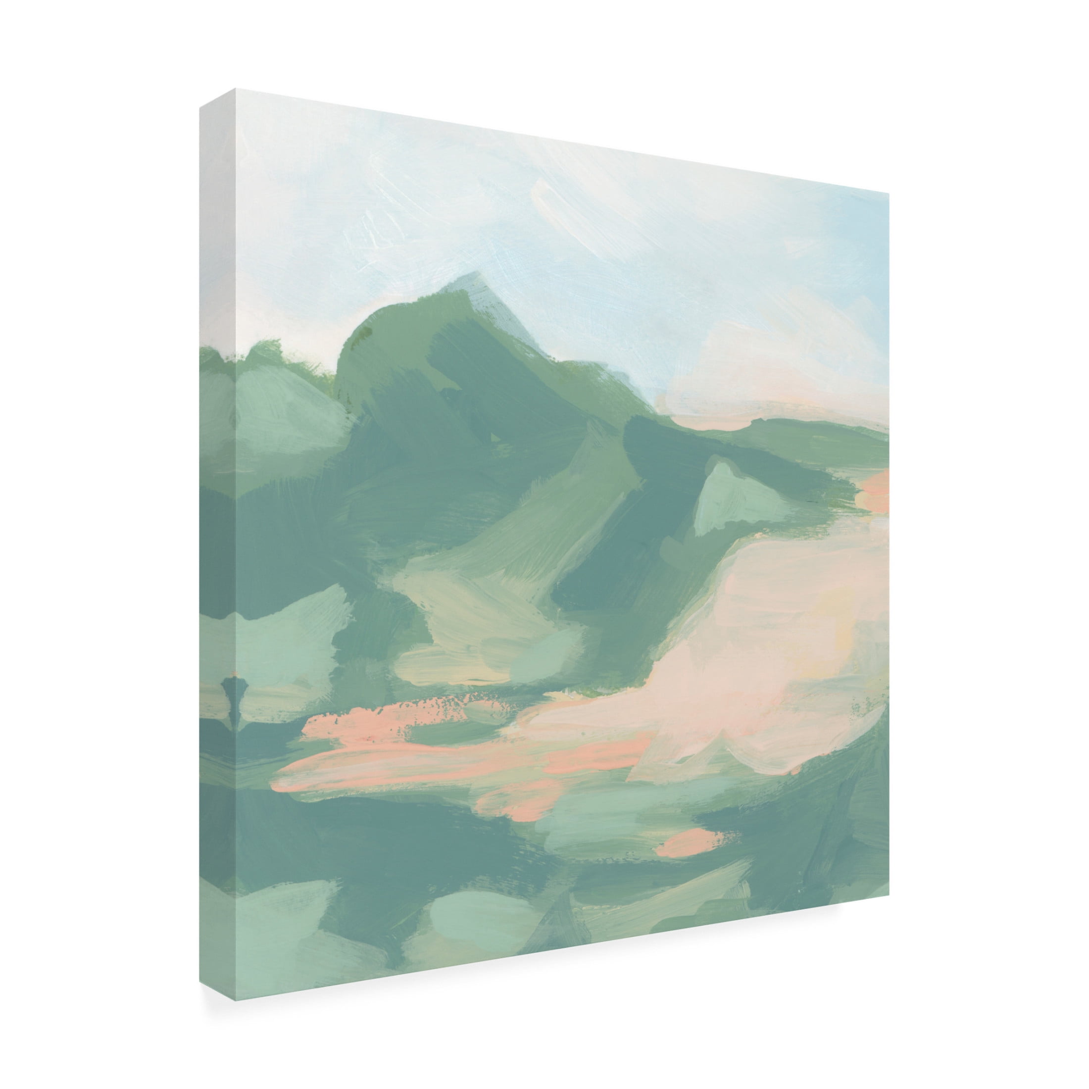 Canvas Wall Art - June Erica Vess 'Sandbar Cameo V' Wall Art for Living Room, Bedroom, or Office Décor by Trademark Fine Art - 18 x 18 Inches