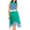 Green&Blue, variant on YONGHS Women's Color Block Irregular Dance Dress Sleeveless Liturgical Worship Dance Costume Hot Pink&Light Purple S
