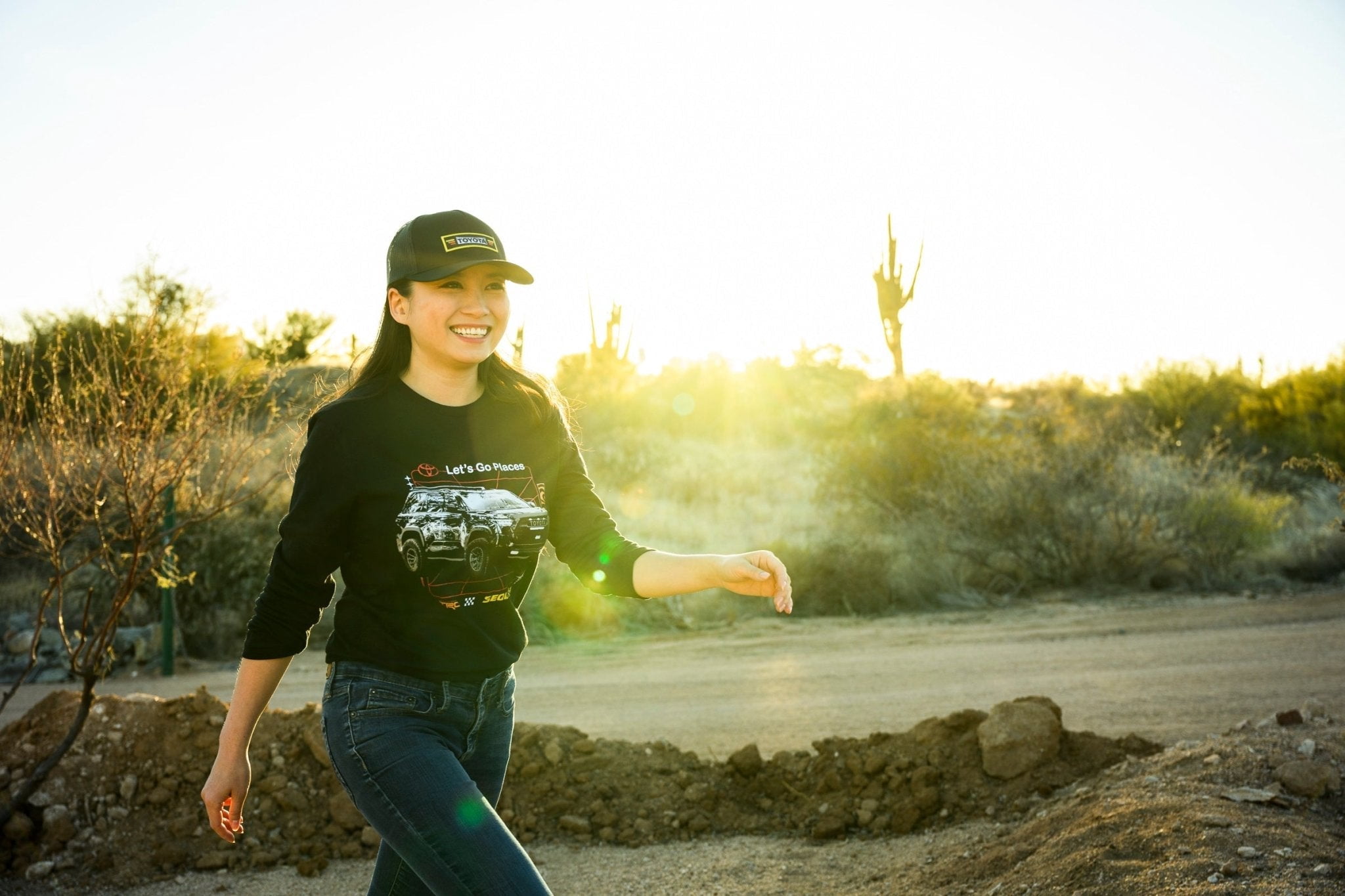 Toyota TRD Sequoia Lets Go Places Long Sleeve Tee
