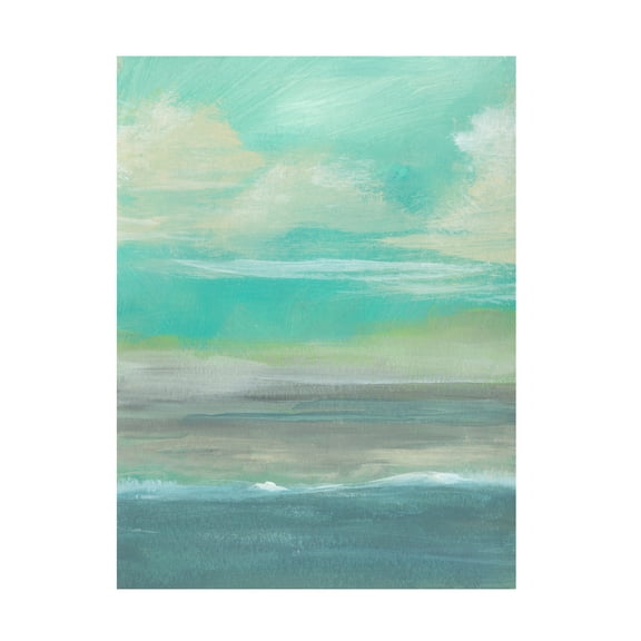 Trademark Fine Art Charles McMullen Lowland Beach I Canvas Wall Art - 14x19