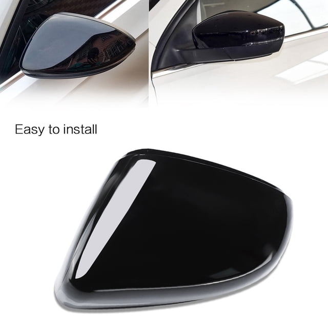 Carcasa Del Espejo Del Coche Cubierta De La Carcasa Del Retrovisor Izquierdo Negro Brillante