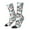 White, variant on Disco Ball Cherry With Bow Crew Socks for Men & Women, Breathable Casual Athletic Ankle Socks
