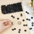 thumbnail image 3 of 1 Box 100Pcs Plastic Hinged Screw Covers Caps 0.22"/5.5mm Screw Snap Caps Folding Shutter Decorative Washer Cover Flip Tops for Covering Screw Heads Screw Protection Furniture Black, 3 of 6