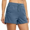 thumbnail image 2 of CHENge Women's Athletic Shorts with Liner 5" Inseam Quick Dry High Waisted for Workout Running Gym Sports Shorts, 2 of 6