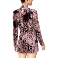 thumbnail image 2 of Be Bop Juniors' Printed Cotton Velvet Choker Romper L, 2 of 2