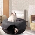 thumbnail image 2 of Cheap!Cama de túnel para gatos,cueva de Gato Natural,redonda,desmontable,interior,casa de juguete interactiva para perros pequeños,suministros para cachorros, 2 of 7