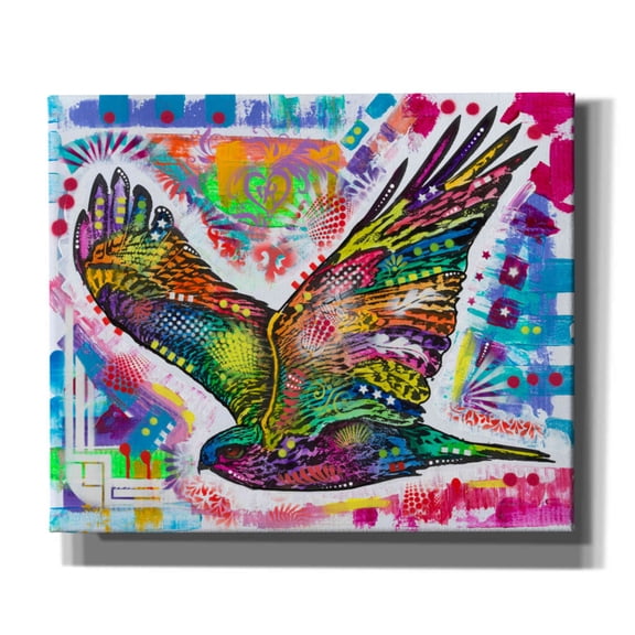 Epic Graffiti 'Hawk' by Dean Russo, Canvas Wall Art, 24"x20"